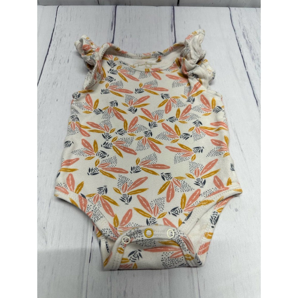 Jessica Simpson White/Yellow/Blue One Piece 3/6M